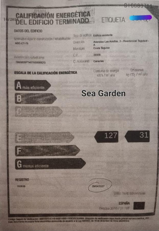 Vivienda Vacacional Sea Garden Costa Teguise Exteriér fotografie